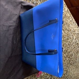kate spade Two-tone blue bag, 10”X17”